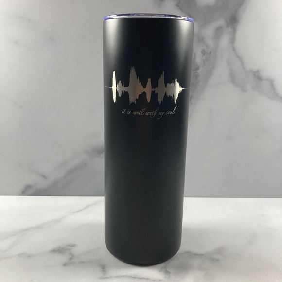 It Is Well With My Soul Soundwave 20oz Tumbler - Picture 1 of 5